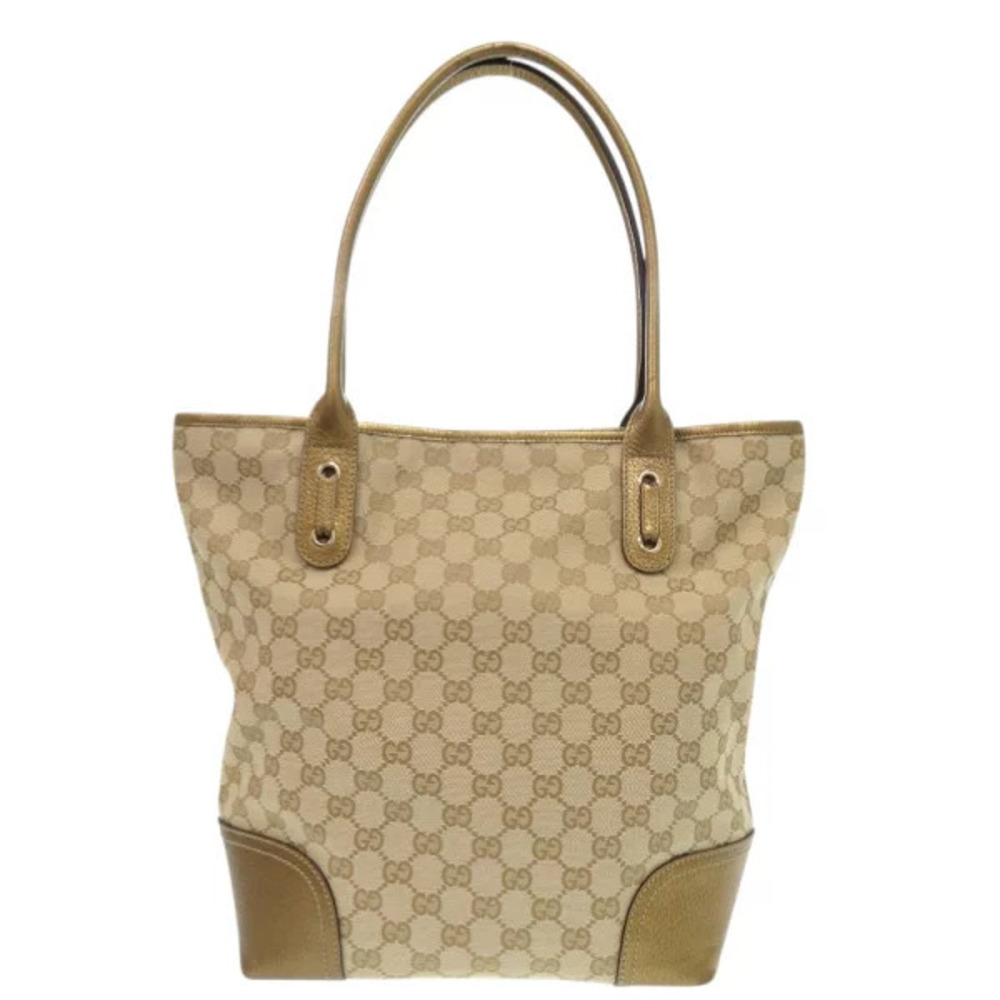 Gucci GG Princy Bag Beige Tote Canvas